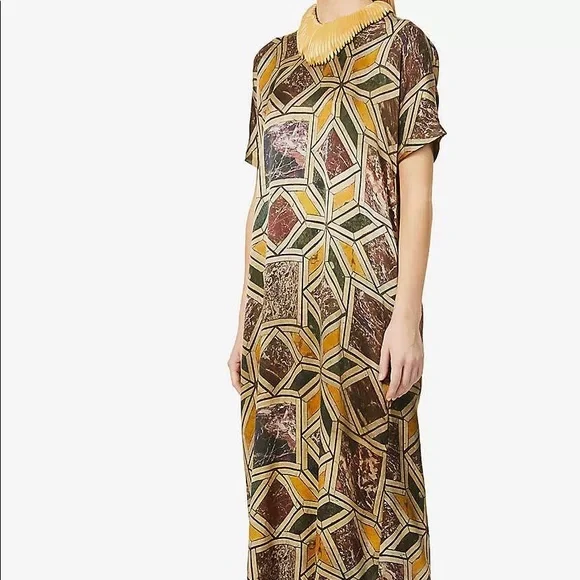 Uma Wang Dresses | Uma Wang Maxi Dress | Color: Tan/Cream | Size: L | Curatedcurios's Closet Uma Wang Dresses | Uma Wang Maxi Dress | Color: Tan/Cream | Size: L | Curatedcurios's Closet